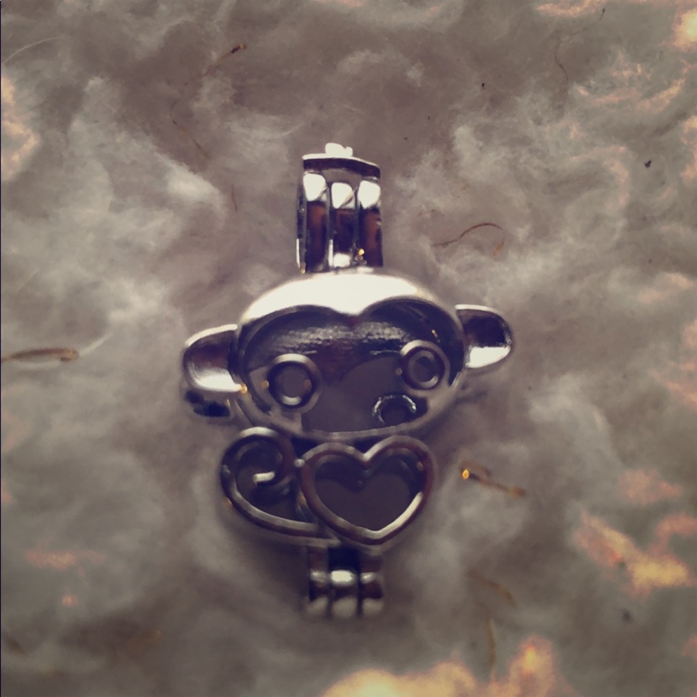 Monkey cage charm
